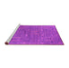 Sideview of Machine Washable Oriental Pink Industrial Rug, wshurb2562pnk