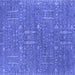 Square Machine Washable Oriental Blue Industrial Rug, wshurb2562blu