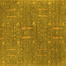 Square Oriental Yellow Industrial Rug, urb2562yw