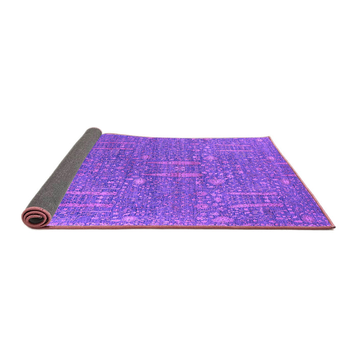 Sideview of Oriental Purple Industrial Rug, urb2562pur