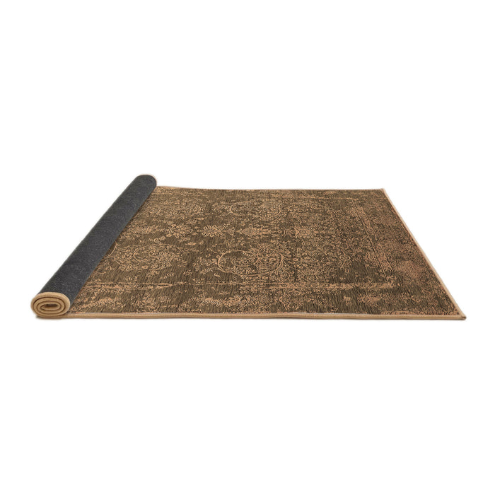 Sideview of Oriental Brown Industrial Rug, urb2563brn