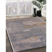 Mid-Century Modern Rose Purple Oriental Rug, urb2564