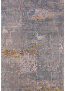 Machine Washable Industrial Modern Rose Dust Purple Rug, wshurb2564