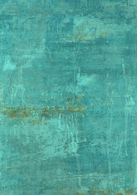 Oriental Turquoise Industrial Rug, urb2564turq