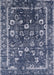 Mid-Century Modern Blue Oriental Rug, urb2565