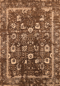 Oriental Orange Industrial Rug, urb2565org