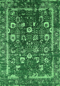 Oriental Green Industrial Rug, urb2565grn