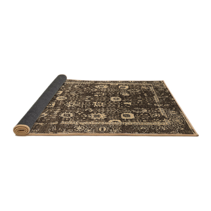 Sideview of Oriental Brown Industrial Rug, urb2565brn