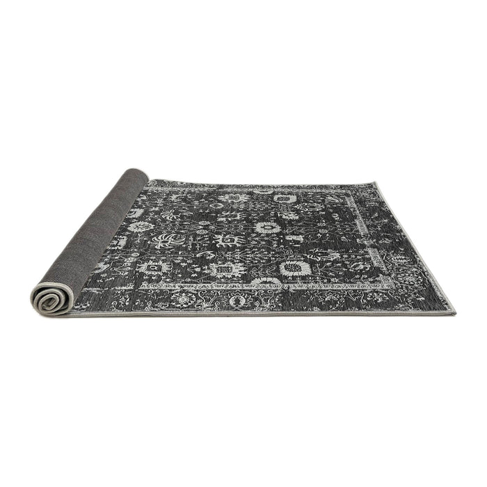 Sideview of Oriental Gray Industrial Rug, urb2565gry