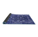 Sideview of Oriental Blue Industrial Rug, urb2565blu