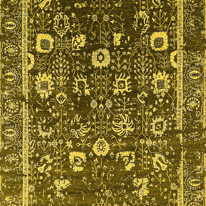 Oriental Yellow Industrial Rug, urb2565yw