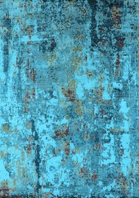 Oriental Light Blue Industrial Rug, urb2566lblu