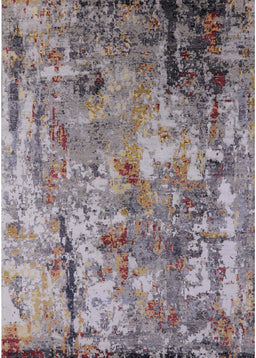 Mid-Century Modern Purple Oriental Rug, urb2566