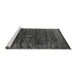 Sideview of Machine Washable Oriental Gray Industrial Rug, wshurb2567gry