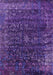 Machine Washable Oriental Purple Industrial Area Rugs, wshurb2567pur