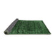 Sideview of Oriental Emerald Green Industrial Rug, urb2567emgrn