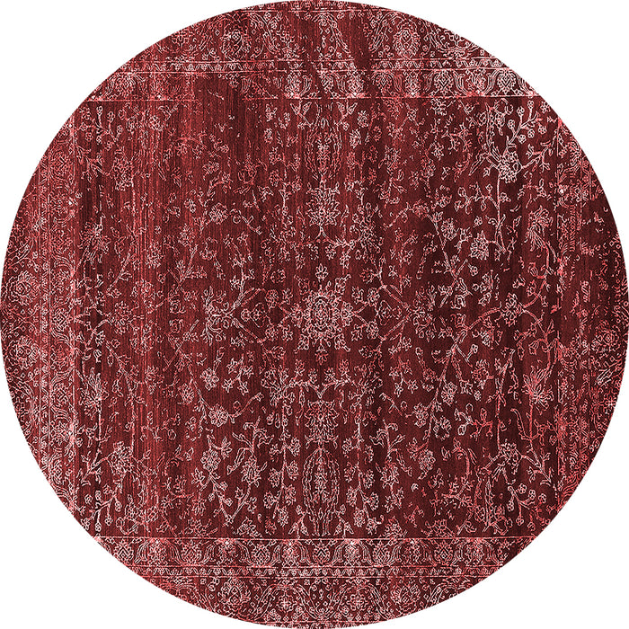 Machine Washable Oriental Red Industrial Rug, wshurb2567red