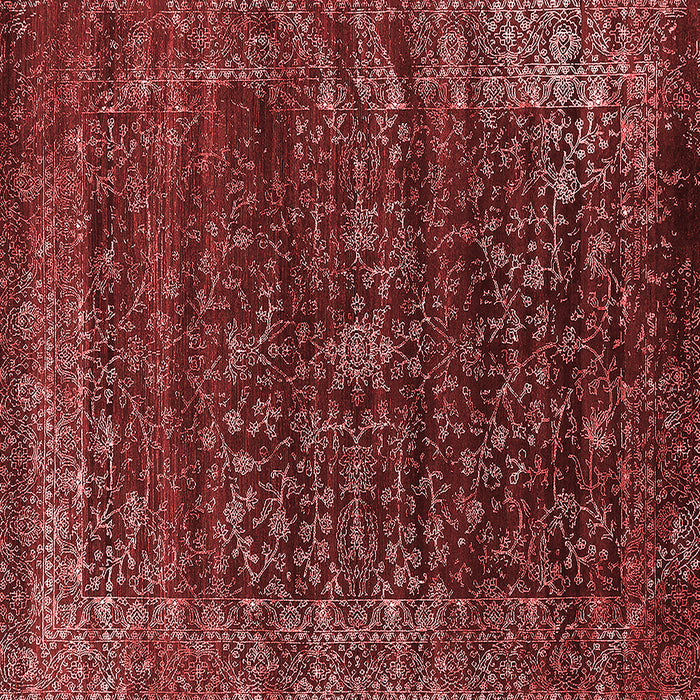 Machine Washable Oriental Red Industrial Rug, wshurb2567red