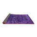 Sideview of Oriental Purple Industrial Rug, urb2567pur