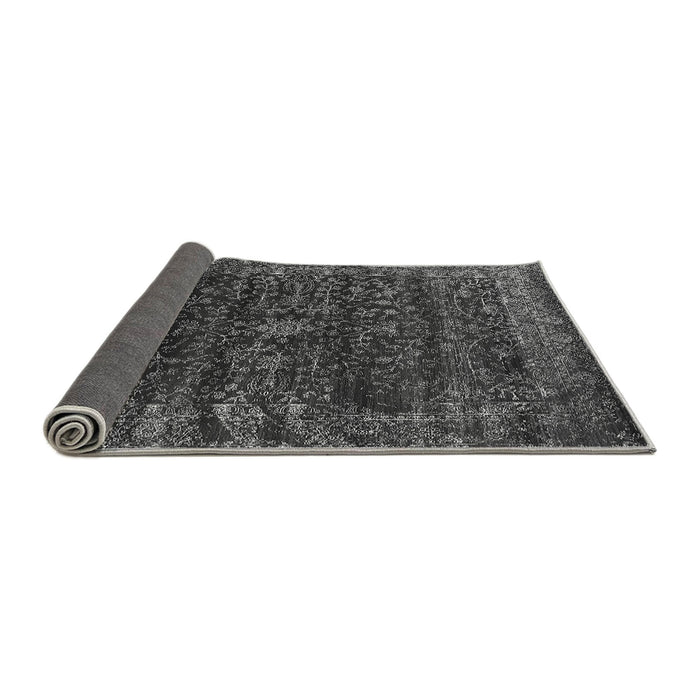 Sideview of Oriental Gray Industrial Rug, urb2567gry