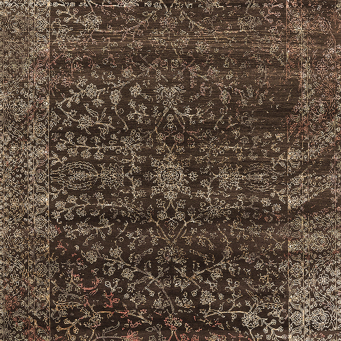 Oriental Brown Industrial Rug, urb2567brn