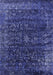 Oriental Blue Industrial Rug, urb2567blu