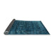 Sideview of Oriental Light Blue Industrial Rug, urb2567lblu