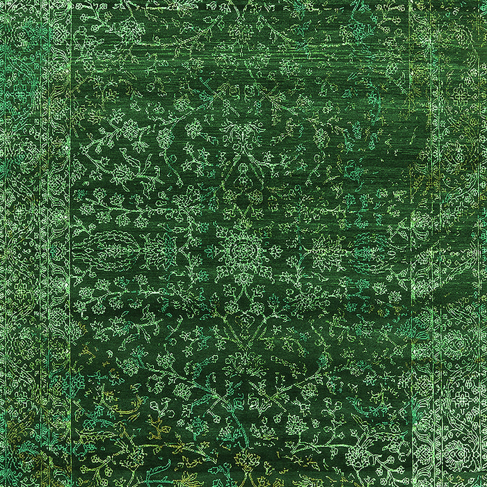 Oriental Green Industrial Rug, urb2567grn