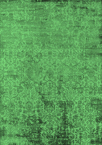 Oriental Emerald Green Industrial Rug, urb2568emgrn