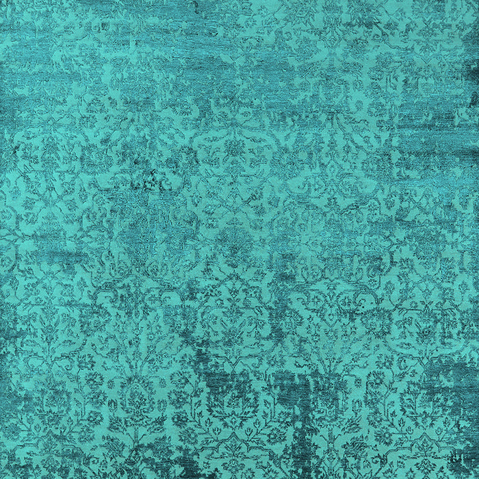 Oriental Turquoise Industrial Rug, urb2568turq