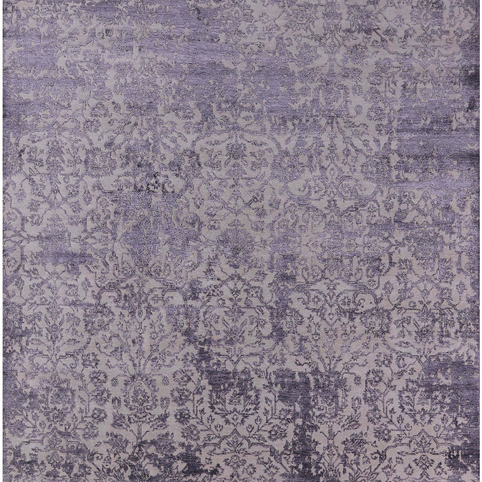 Mid-Century Modern Purple Oriental Rug, urb2568