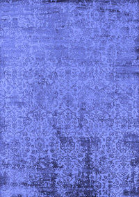 Oriental Blue Industrial Rug, urb2568blu