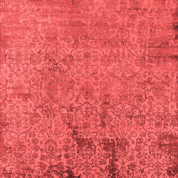 Machine Washable Oriental Red Industrial Rug, wshurb2568red