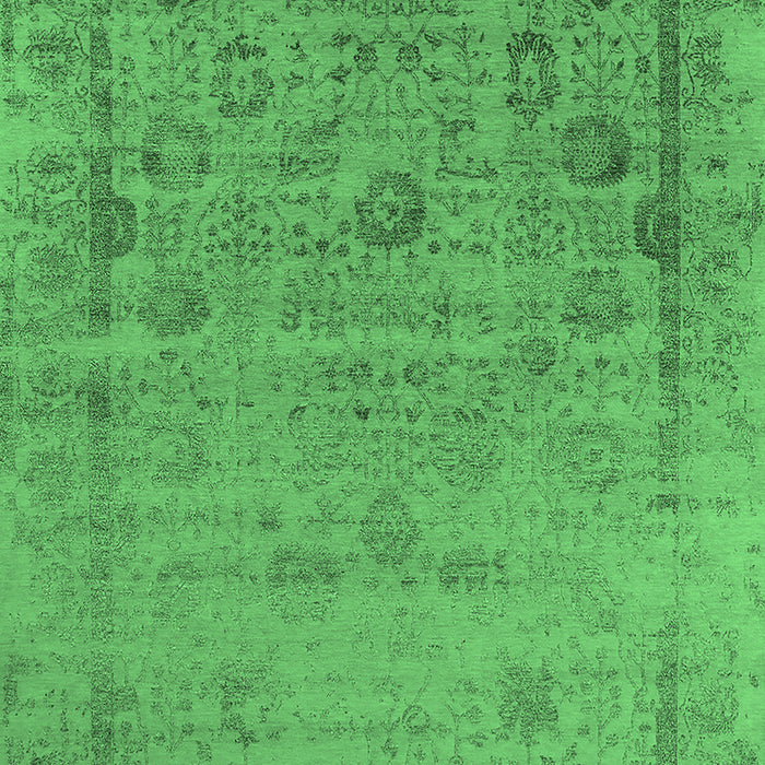 Oriental Emerald Green Industrial Rug, urb2569emgrn