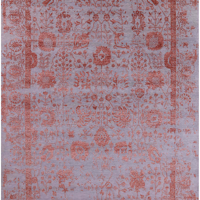 Machine Washable Industrial Modern Red Rug, wshurb2569
