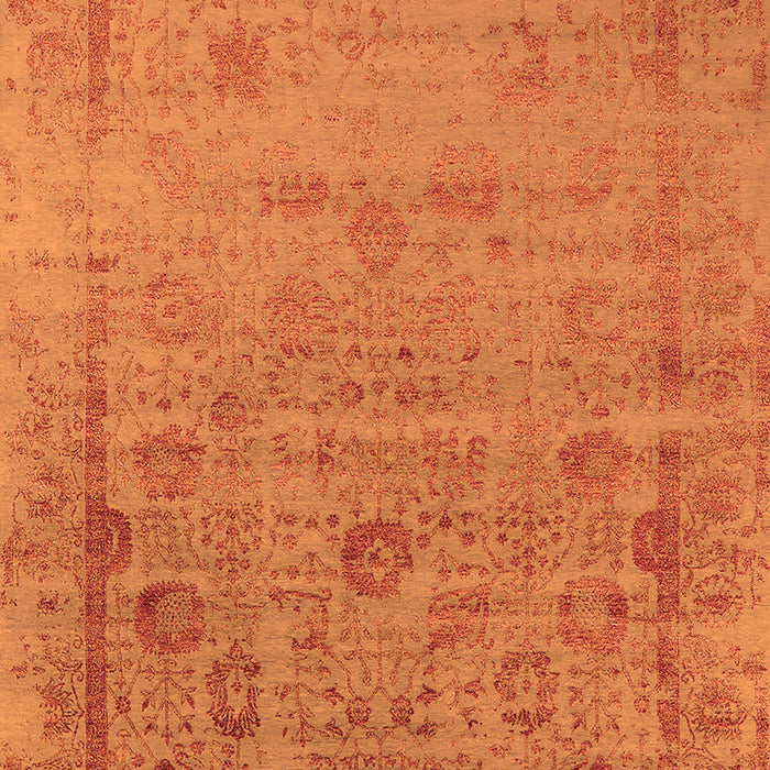 Oriental Orange Industrial Rug, urb2569org