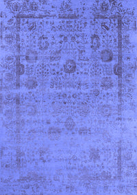 Oriental Blue Industrial Rug, urb2569blu