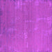 Square Machine Washable Oriental Pink Industrial Rug, wshurb2570pnk