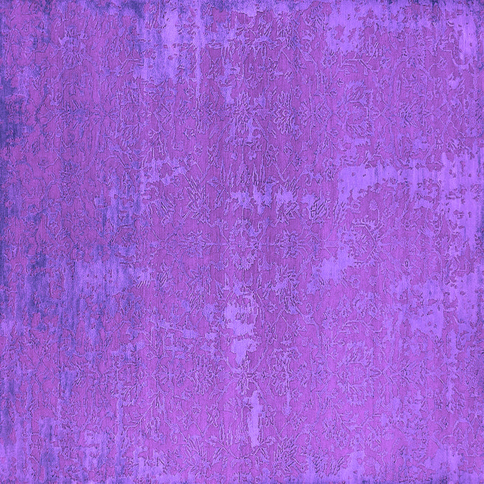 Square Machine Washable Oriental Purple Industrial Area Rugs, wshurb2570pur