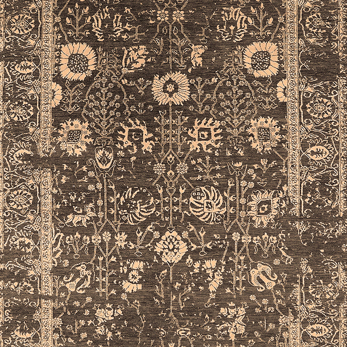 Oriental Brown Industrial Rug, urb2571brn