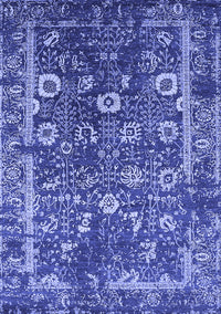 Oriental Blue Industrial Rug, urb2571blu