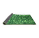 Sideview of Oriental Green Industrial Rug, urb2571grn