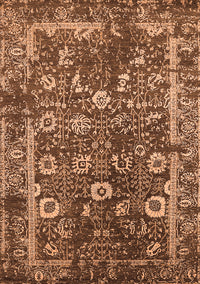 Oriental Orange Industrial Rug, urb2571org