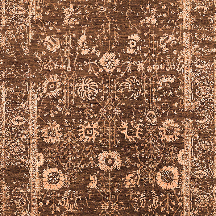 Oriental Orange Industrial Rug, urb2571org