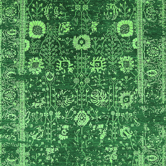 Oriental Green Industrial Rug, urb2571grn