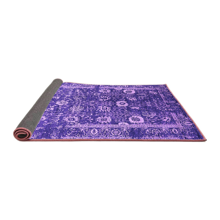 Sideview of Oriental Purple Industrial Rug, urb2571pur