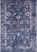 Mid-Century Modern Blue Oriental Rug, urb2571