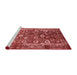 Industrial Red Washable Rugs