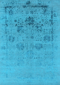 Oriental Light Blue Industrial Rug, urb2572lblu