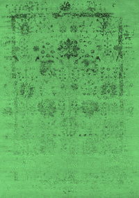 Oriental Emerald Green Industrial Rug, urb2572emgrn